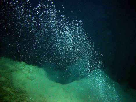 Methane plume
