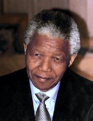 Nelson Mandela at the Wash. D.C. Longworth building Oct. 4, 1994. Mandela's first trip to the United States. © John Mathew Smith 2001