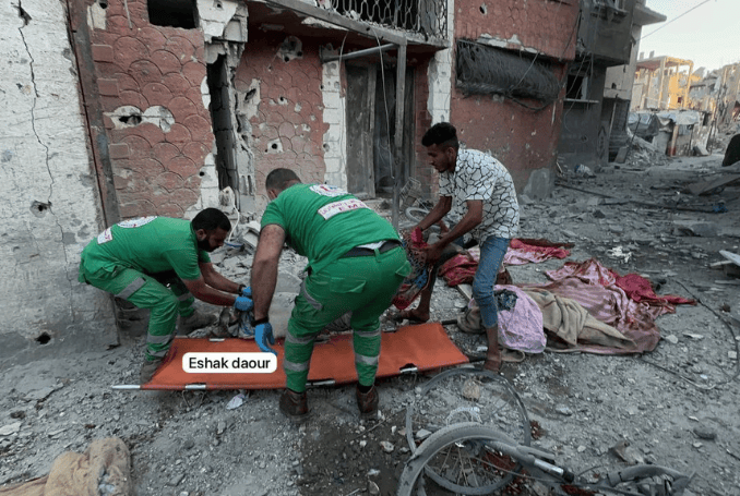 Israel continued to carry out massacres in Gaza. (Photo: Eshak Daour, via QNN)