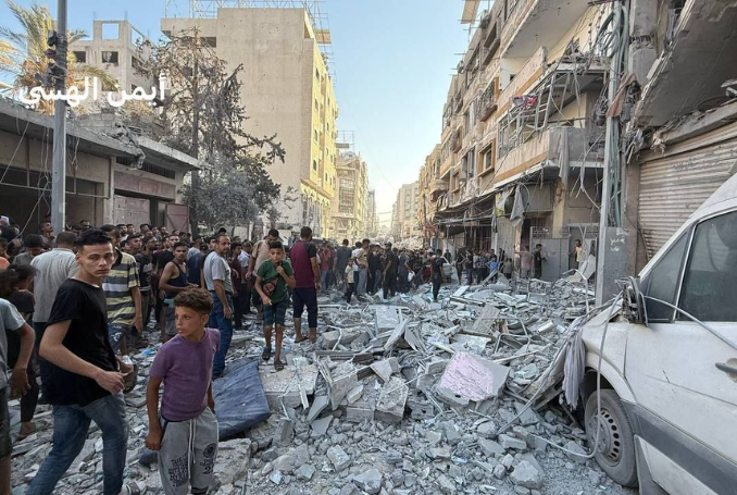   Israel continues to commit horrific massacres in Gaza. (Photo: Social media, via QNN)